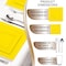 Smarty Had A Party Yellow Square Plastic Wedding Value Set, 360PK 6809VS60 - alternate 2